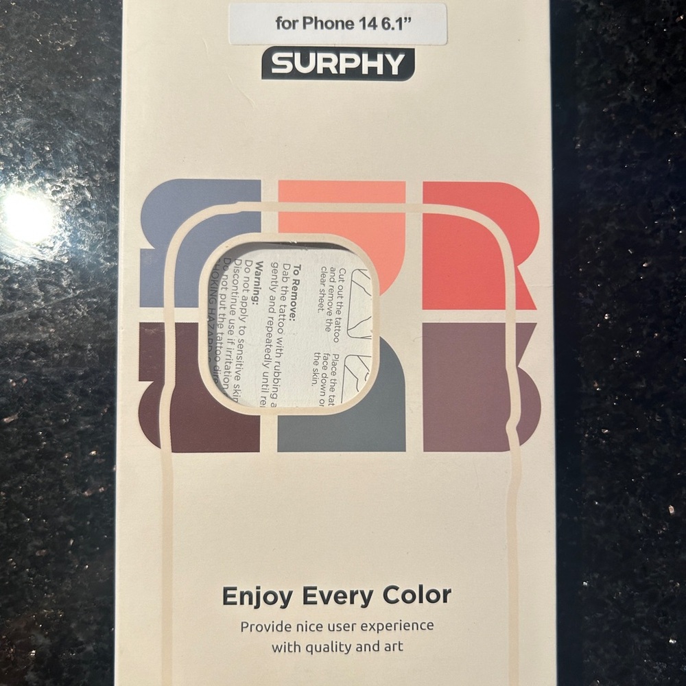Hardtop Screen Protector for iPhone 14 6.1" - Multicolor